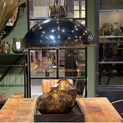 Thormann pendel i blmarmorering, model large