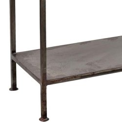 Seattle -patineret reol i lakeret metal, model large