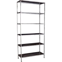 Seattle -patineret reol i lakeret metal, model large