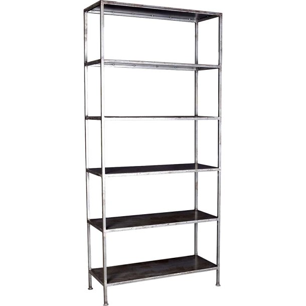 Seattle -patineret reol i lakeret metal, model large