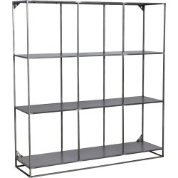 Washington - patineret reol i lakeret jern