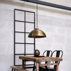 Thormann pendel i antik messing, model large