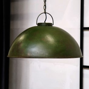 Thormann pendel i antik grn metal, model large