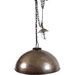 Thormann pendel i antik jern, model large