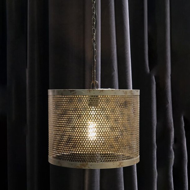 Kelly pendel i patineret lakeret metal