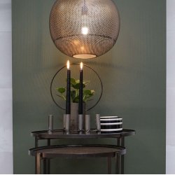 Moonlight pendel i lakeret jern, model medium