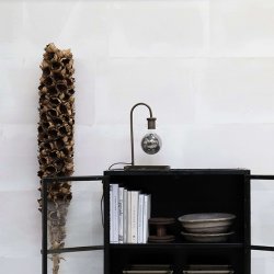 Ryan bordlampe i lakeret patineret jern