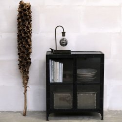 Ryan bordlampe i lakeret patineret jern