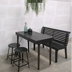 Patna - Spisebord i antiksort tr