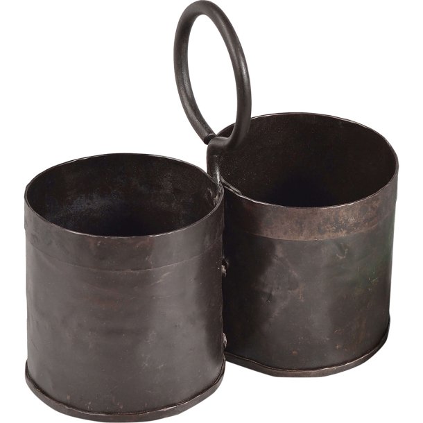 Camas - Dobbelt-Btte i jern, 2 stk.