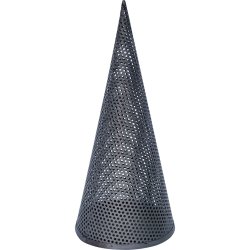 Juletr i perforeret metal, model large