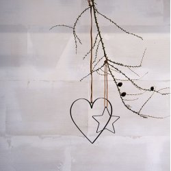 Hjerte med lderstrop, model medium