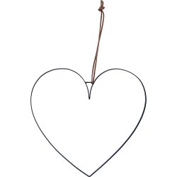 Hjerte med lderstrop, model large