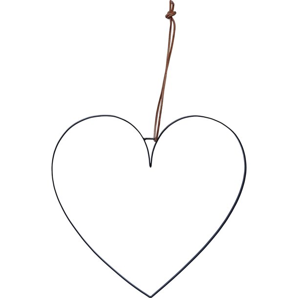 Hjerte med lderstrop, model large