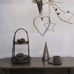 Hjerte med lderstrop, model medium