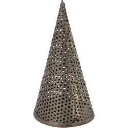 Juletr i perforeret metal, model small