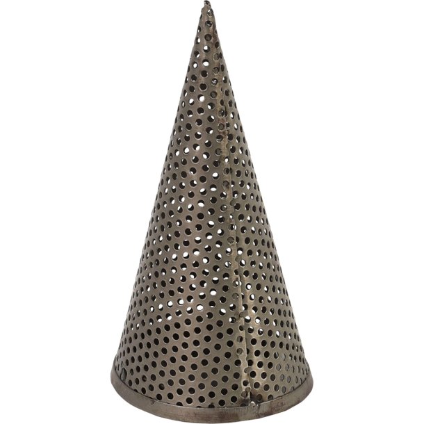 Juletr i perforeret metal, model small