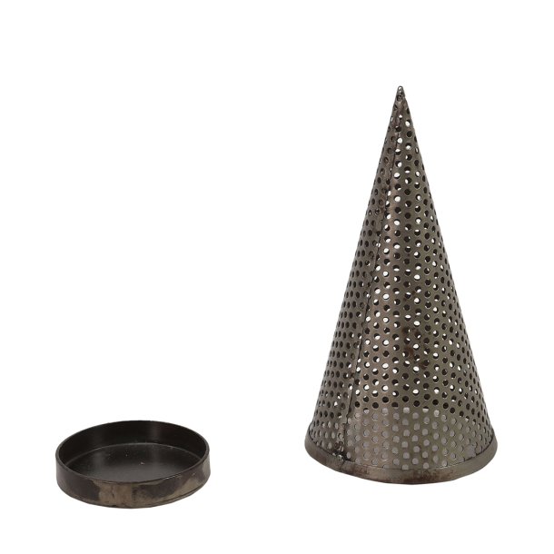 Juletr i perforeret metal, model small