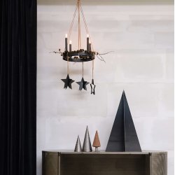 Lucia adventsstage - rund