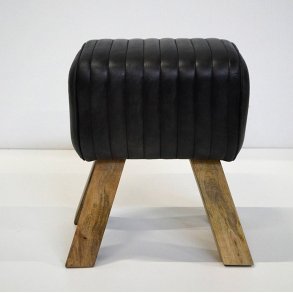 Jumper lille plint/skammel - sort