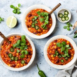 Havsalt med rget paprika i saltkvrn