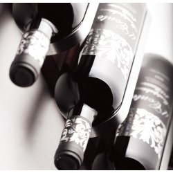Vino - vinreol til ti flasker i slebet st�l og seks farver