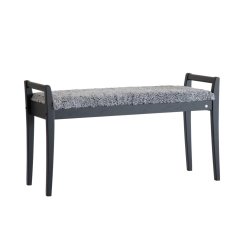 Meja - B�nk i sort eg med en bredde p� 98 cm