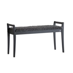 Meja - B�nk i sort eg med en bredde p� 98 cm