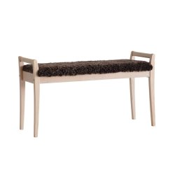 Meja - B�nk i hvidolieret eg med en bredde p� 98 cm