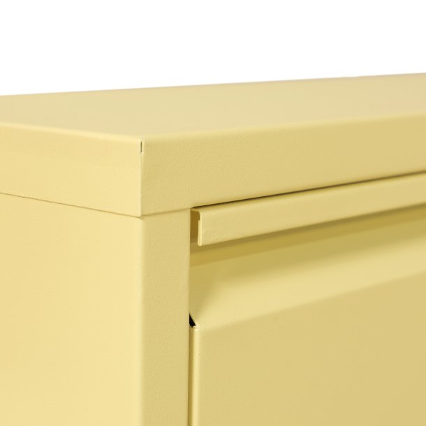 Zapato - Skosk�p med 3 fack - ljusgul metall