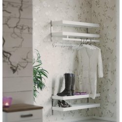 Hall - Skohylde som v�gmodel med en bredde p� 80 cm