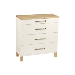 Hall - Kommode med 4 skuffer og 70 cm bred
