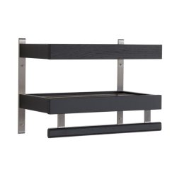 Hall - Dobbelt hattehylde med en bredde p� 50 cm
