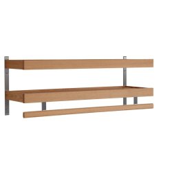 Hall - Dobbelt hattehylde med en bredde p� 80 cm