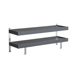 Hall - Dobbelt skohylde som gulvmodel med en bredde p� 80 cm
