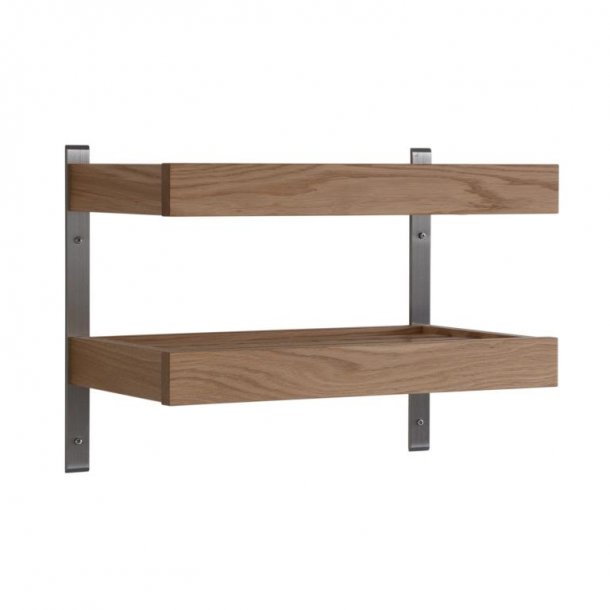 Hall - Dobbelt skohylde som v�gmodel med en bredde p� 50 cm