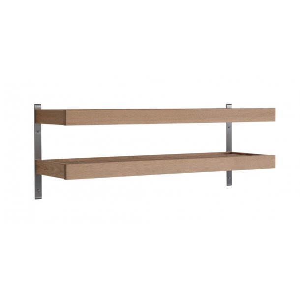 Hall - Dobbelt skohylde som v�gmodel med en bredde p� 100 cm