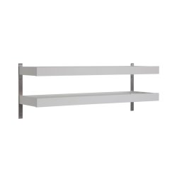 Hall - Dobbelt skohylde som v�gmodel med en bredde p� 80 cm