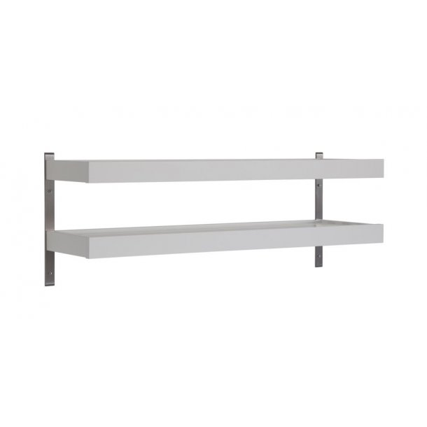 Hall - Dobbelt skohylde som v�gmodel med en bredde p� 100 cm