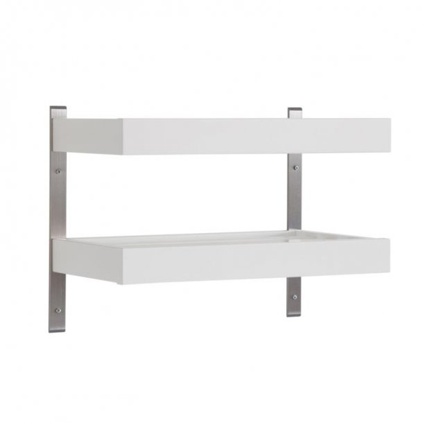 Hall - Dobbelt skohylde som v�gmodel med en bredde p� 50 cm