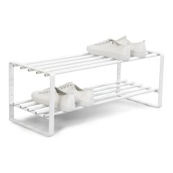 Dinex - Skostativ i hvid metal