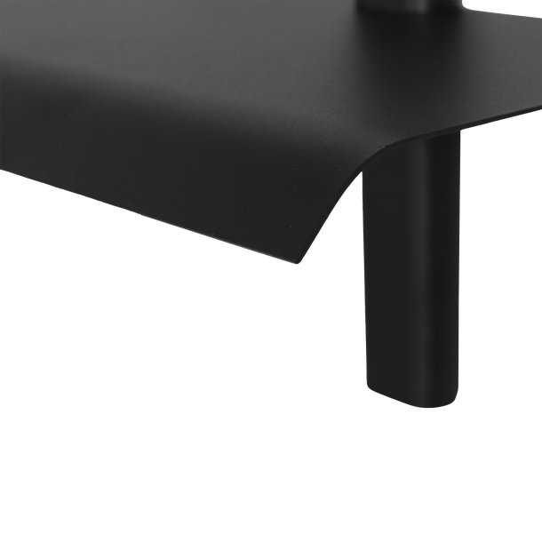 Repisa - Dobbelt vghylde i metal, 5 farver, bredde 60 cm.