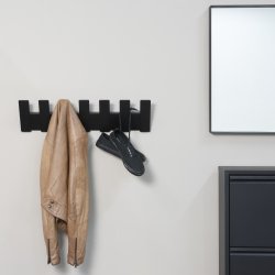 Boost - Knage med syv knager i sort metal