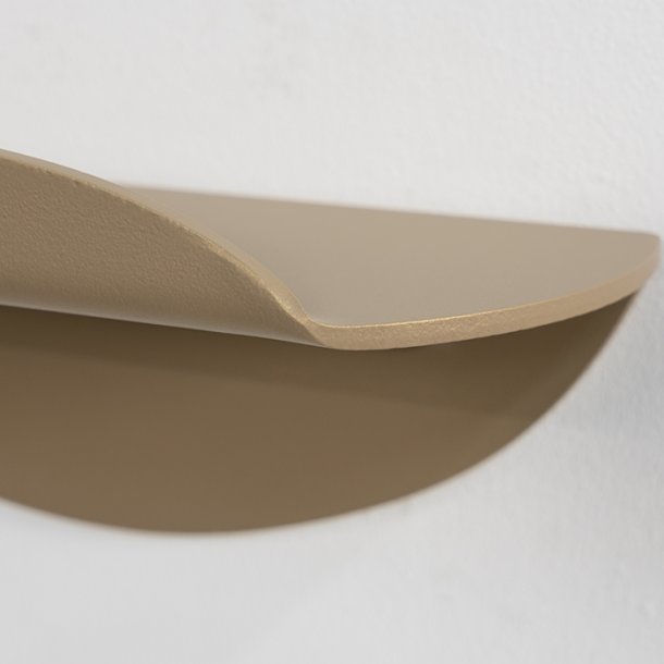 Cosma - Spejl &amp; hylde, enkeltvis eller som s�t i en champagnefarvet metal