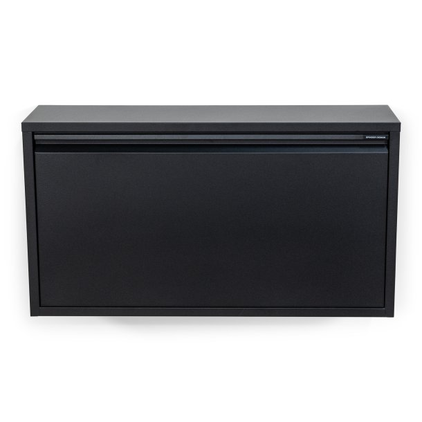 Zapato - Skoskab med 1 rum XL - sort metal