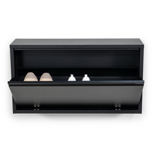 Zapato - Skoskab med 1 rum XL - sort metal