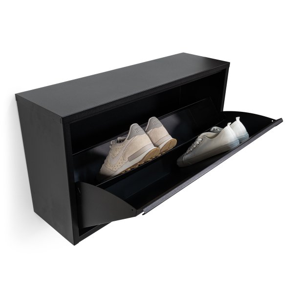 Zapato - Skoskab med 1 rum XL - sort metal