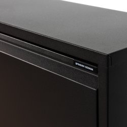 Zapato - Skoskab med 1 rum XL - sort metal