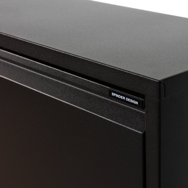 Zapato - Skoskab med 1 rum XL - sort metal