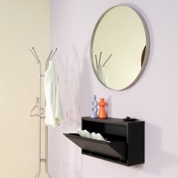 Zapato - Skoskab med 1 rum XL - sort metal